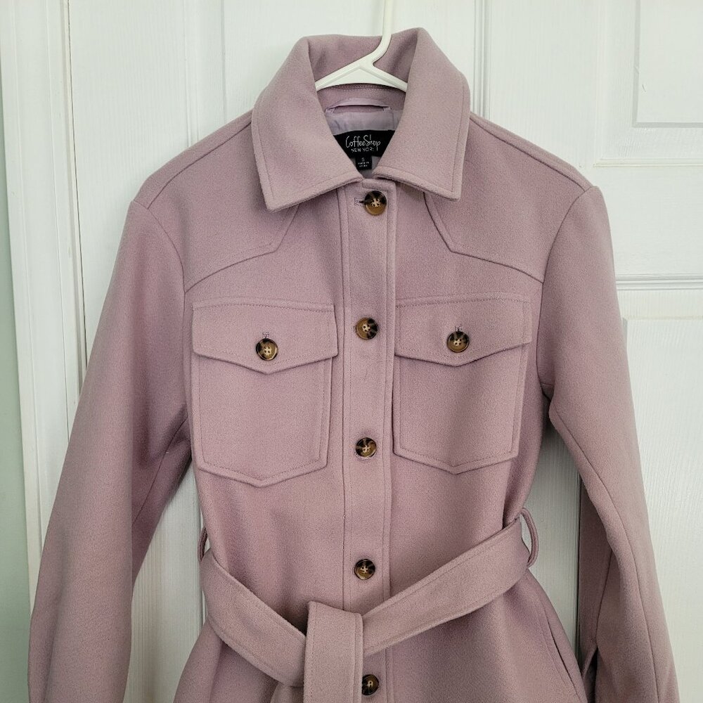 Purple Trench / Pea Coat